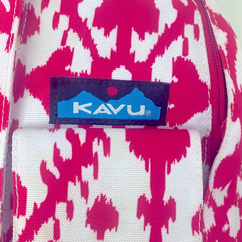KAVU Rope Sling Fuchsia Pink Aztec Print Adjustable Hiking Beach Vacation - Picture 2 of 14